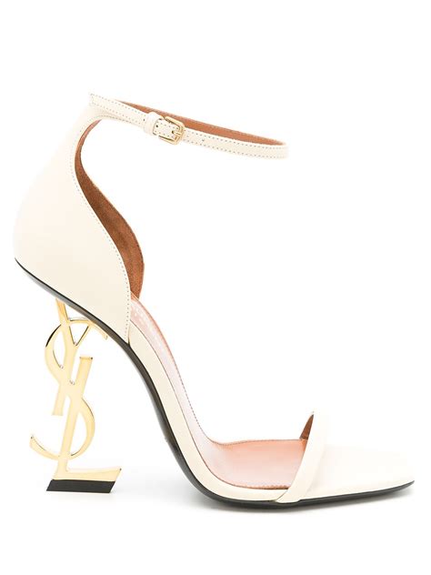 ysl shoes gold heel|More.